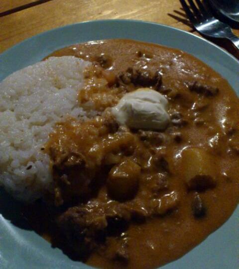 beef stroganoff 2013-1-5 beef stroganoff,晩ご飯,ロシア料理